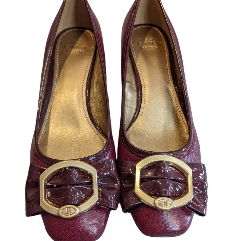 Circa Joan David leather upper heel flats Sz 7.5